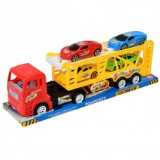 Инерционный трейлер BabyToys RJ6613, 41см, 4 машины