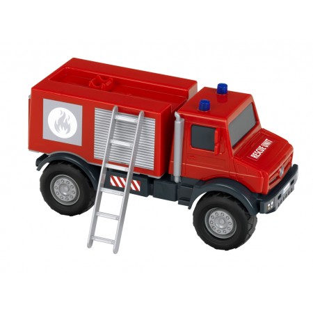 Пожарный автомобиль Unimog с этикеткой, Klein 3815 Пожарный автомобиль Unimog с этикеткой, Klein 3815