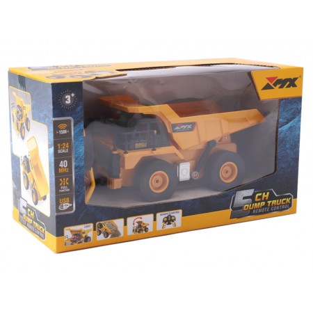 Самосвал на радиоуправлении MX 5 Channel Dump Truck, масштаб 1:24, звуковые эффекты 7122633