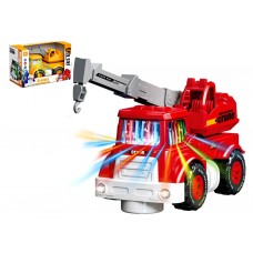 Машинка іграшкова  Crane Truck 20 см, рухається та світиться, зі звуком, 2 види FY918048