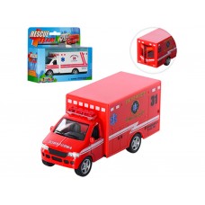 Машинка металева інерційна AMBULANCE Kinsmart KS 5259 W