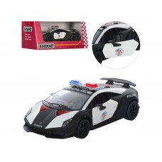 Машинка металева інерційна Lamborghini Sesto Elemento Police Kinsmart KT5359WP