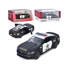 Машинка металлическая инерционная Ford Mustang GT Police 2015 Kinsmart KT5386WP, открывающаяся дверь Машинка металлическая инерционная Ford Mustang GT Police 2015 Kinsmart KT5386WP, открывающаяся дверь