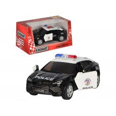 Машинка металева інерційна LAMBORGHINI URUS POLICE Kinsmart KT 5368 WP