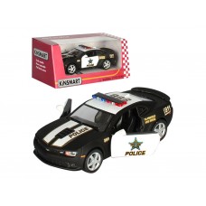 Машинка металлическая инерционная CHEVROLET CAMARO POLICE Kinsmart KT 5383 WP