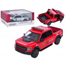 Машинка металева інерційна Ford F-1 2022 Raptor Police Kinsmart KT5436WPR