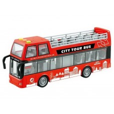 Іграшковий двоповерховий автобус City Tour Bus, 27,5 см, зі світлом і звуком WY916A