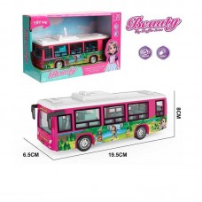 Инерционный автобус BabyToys 661-05H со светом и звуком Инерционный автобус BabyToys 661-05H со светом и звуком