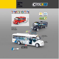 Автобус инерционный BabyToys 7733 со звуком и светом Автобус инерционный BabyToys 7733 со звуком и светом