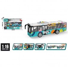 Автобус BabyToys A 1119-6 инерционный со звуками и светом