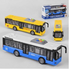 Автобус WY 910 AB 2 види, інерційна, світло, звук, в коробці