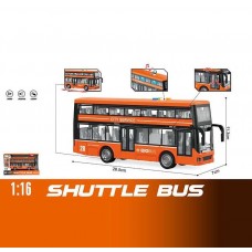 Автобус WY 912 A звуки, підсвічування, інерційний механізм, масштаб 1: 16, дверцята відчиняються, в коробці