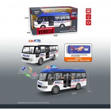 Инерционный автобус BabyToys YM 9906 B со звуками и светом Инерционный автобус BabyToys YM 9906 B со звуками и светом