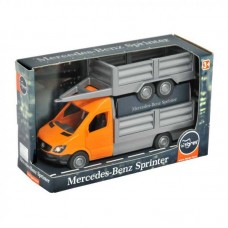 Игрушечный грузовик Mercedes-Benz Sprinter Tigres инерционный с прицепом Игрушечный грузовик Mercedes-Benz Sprinter Tigres инерционный с прицепом