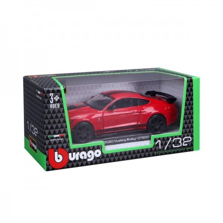 Автомодель Bburago Ford Shelby Gt500, 1: 32 18-43050 Автомодель Bburago Ford Shelby Gt500, 1: 32 18-43050