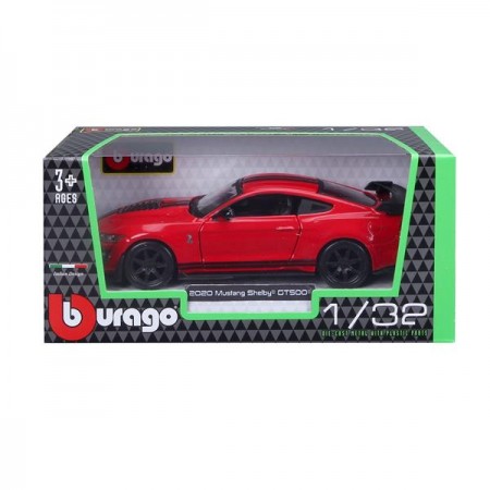 Автомодель Bburago Ford Shelby Gt500, 1: 32 18-43050 Автомодель Bburago Ford Shelby Gt500, 1: 32 18-43050