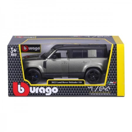 Автомодель Bburago Land Rover Defender 110 2022, 1: 24 18-21101 Автомодель Bburago Land Rover Defender 110 2022, 1: 24 18-21101