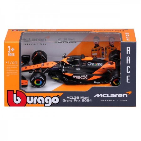 Автомодель - MCLAREN F1 MCL38 1: 43 18-38214 Автомодель - MCLAREN F1 MCL38 1: 43 18-38214