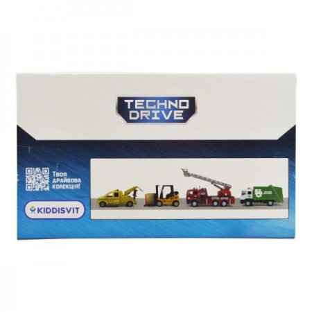 Автомодель TechnoDrive Погрузчик со светом и звуком 14 см 510224.270 