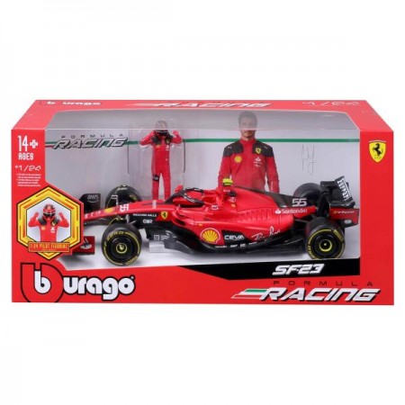 Автомодель з фігуркою - FERRARI SF-23 1: 24 18-26809