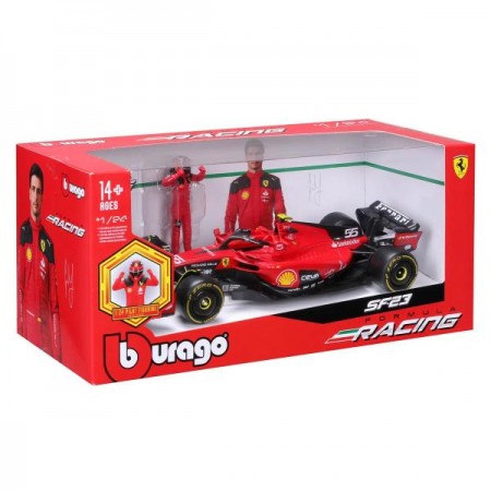 Автомодель з фігуркою - FERRARI SF-23 1: 24 18-26809