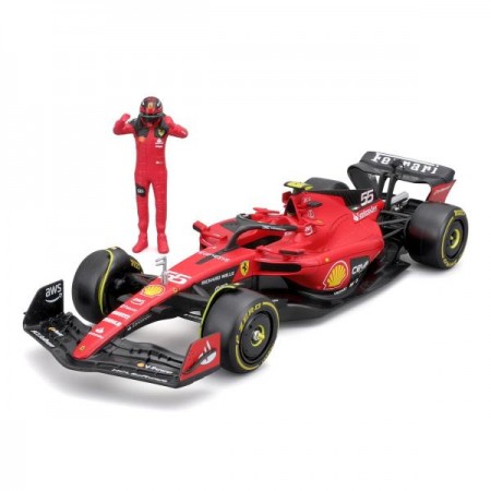 Автомодель з фігуркою - FERRARI SF-23 1: 24 18-26809