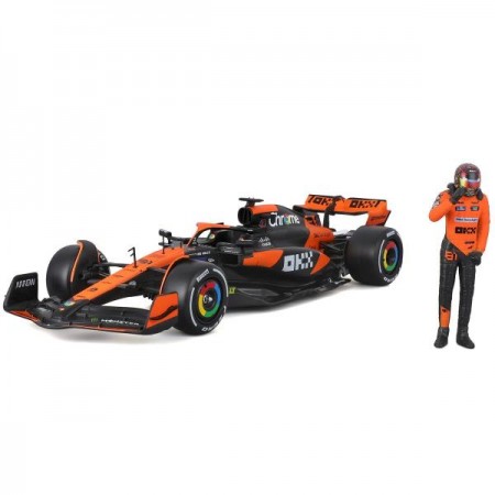 Автомодель з фігуркою - MCLAREN MCL38 1: 24 18-28040 Автомодель з фігуркою - MCLAREN MCL38 1: 24 18-28040