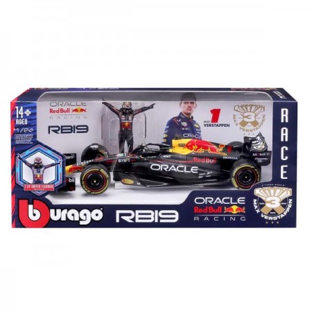 Автомодель з фігуркою - RED BULL RACING RB19 1: 24 18-28036 Автомодель з фігуркою - RED BULL RACING RB19 1: 24 18-28036