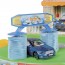 Автотрек Bburago с гаражом 2 уровня 1 машинка 1: 43 18-30039