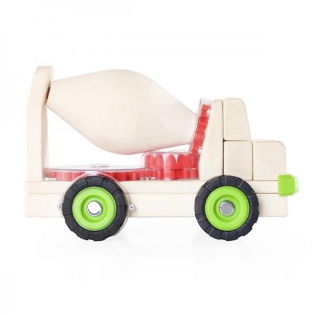 Велика машинка Guidecraft Block Science Trucks Бетоновоз дерев'яний 38 см G7530 Велика машинка Guidecraft Block Science Trucks Бетоновоз дерев'яний 38 см G7530
