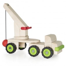 Большая машинка Guidecraft Block Science Trucks Стенобитная машина деревянная 45 см G7533 