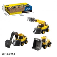 Строительная техника BabyToys HH3014 инерционная со светом музыкой Строительная техника BabyToys HH3014 инерционная со светом музыкой