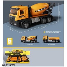 Строительная техника BabyToys JKL-A18 инерционная 6 шт Строительная техника BabyToys JKL-A18 инерционная 6 шт