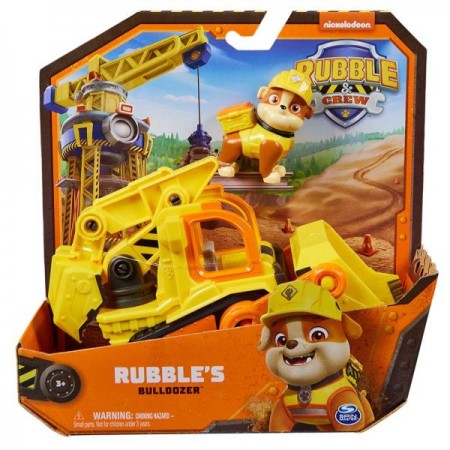 Бульдозер Rubble Crew с фигуркой Крепыша SM28500/6066511