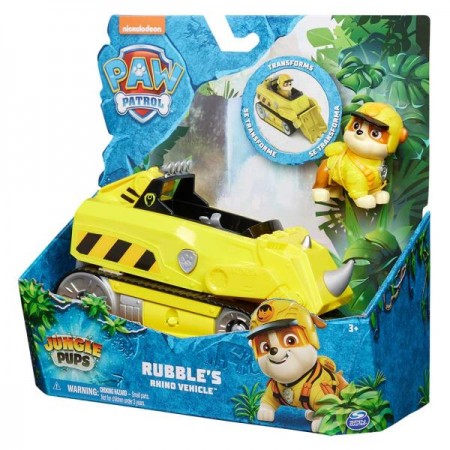 Игровой набор Paw Patrol Джунгли Автомобиль-трансформер с водителем Крепыш SM17776/0624