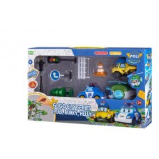 Игровой набор Robocar Poli GoGo Городская серия Поли, Бакки, Хелли ZR-912 