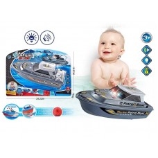 Катер BabyToys 6694 A со звуком и подсветкой на батарейках Катер BabyToys 6694 A со звуком и подсветкой на батарейках
