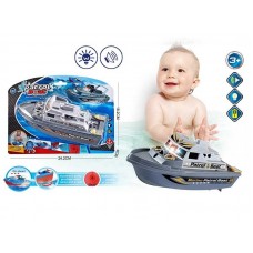 Катер игрушка BabyToys 6696 на батарейках со звуком и светом Катер игрушка BabyToys 6696 на батарейках со звуком и светом