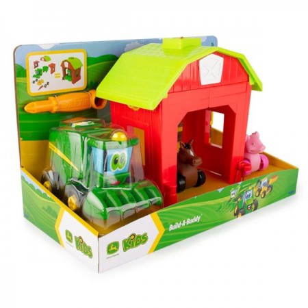 Конструктор John Deere Kids Собери трактор с загоном