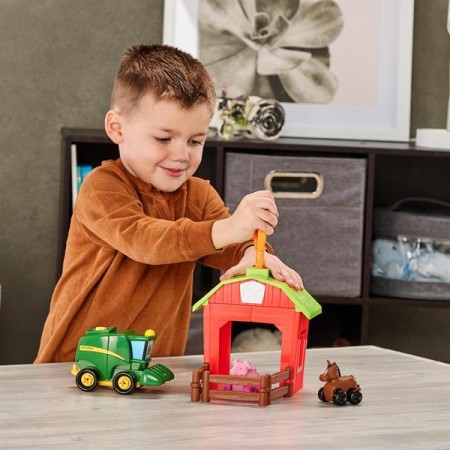 Конструктор John Deere Kids Собери трактор с загоном