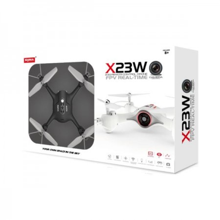 Квадрокоптер Syma з 2,4 ГГц керуванням та FPV-камерою 21 cм білий X23W Квадрокоптер Syma з 2,4 ГГц керуванням та FPV-камерою 21 cм білий X23W