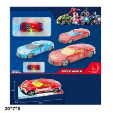 Машинка супергерои BabyToys 31338-HD26 инерционная с музыкой