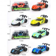 Инерционная машинка BabyToys 9821-3F пластиковая 6 колес