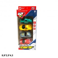 Інерційна машинка BabyToys 998-53A Crash, 4 шт в наборі