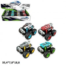 Металлическая машинка BabyToys 913 инерционная большие колеса