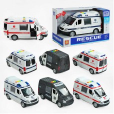 Машина WY 590 А/ WY 590 В/ 590 С 3 види, світло, звук, інерційна, в коробці, ВИДАЄТЬСЯ ТІЛЬКИ МІКС ВИДІВ