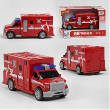 Пожарная машина BabyToys 1117-3 инерционная со звуками и светом