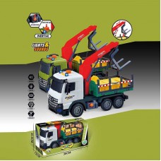 Инерционная музыкальная машина BabyToys 687-60, 2 цвета