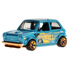 Машинка Hot Wheels Custom 70 Honda N600 хромированная инерционная