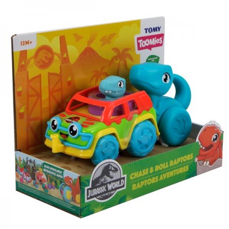 Машинка Toomies Jurassic World діномашинка E73251 Машинка Toomies Jurassic World діномашинка E73251